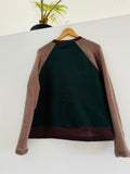 Quilt Knit-Scrap Sweatshirt - med/Lg