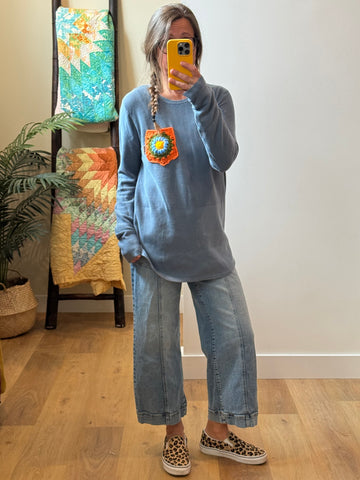 Crochet Knit - med/Lg