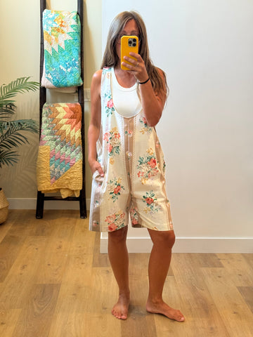 Overall Shorts - med