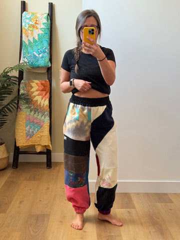 Scrap Fleece Pants - 28 “waist