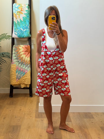 Overall Shorts - med