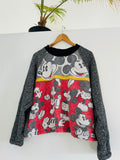 Scrap-Sweatshirt med/Lg