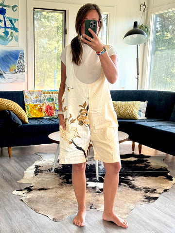 Overall Shorts - med