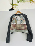 Quilt-Scrap Sweatshirt - med/Lg