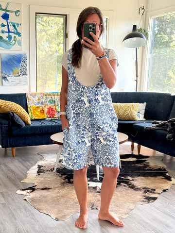 Overall Shorts - med