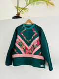 Quilt-Scrap Sweatshirt - med