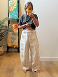 Scrap Pants - 32” waist (linen)