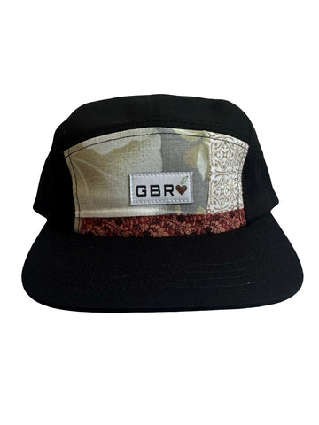 5 panel - black