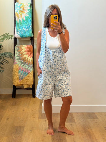 Overall Shorts - med