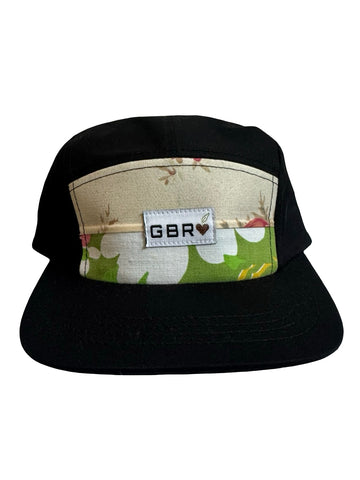5 panel - black