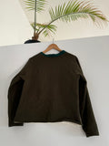 Quilt-Sweatshirt Lg