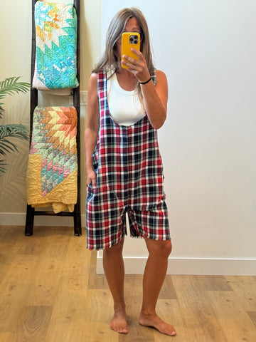 Overall Shorts - med