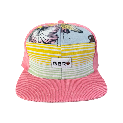 Cord Scrap-Hat - Pink