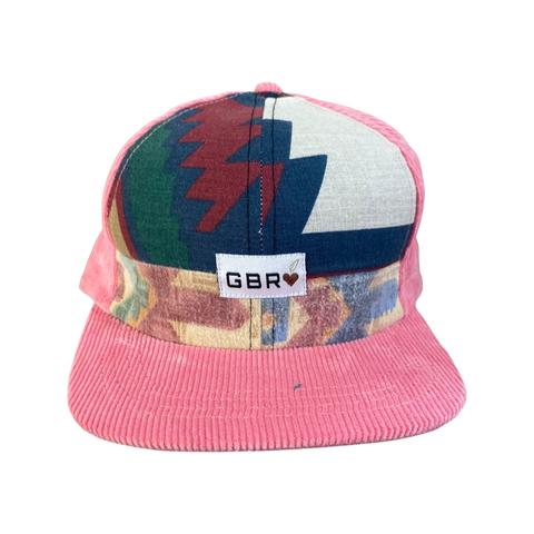 Cord Scrap-Hat - Pink