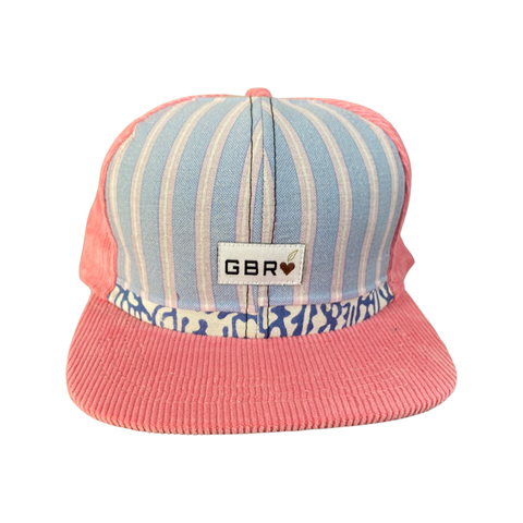 Cord Scrap-Hat - Pink