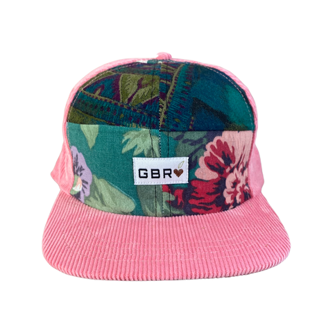 Cord Scrap-Hat - Pink